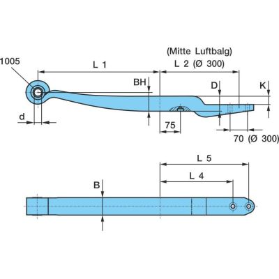 Полурессора BPW 05.082.13.75.1 (88158400) Полурессора BPW 05.082.13.75.1 (88158400)